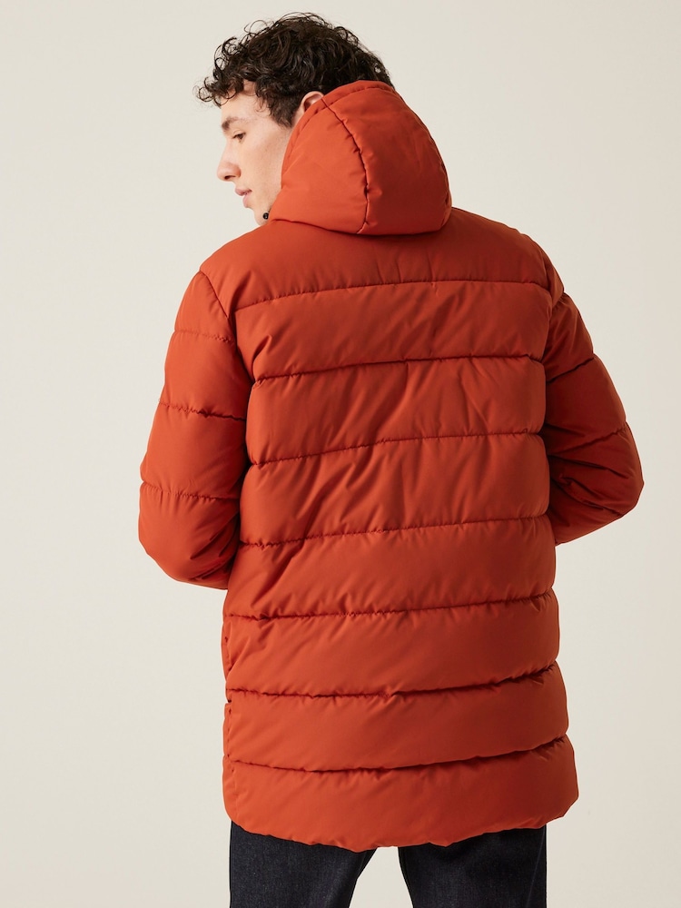 Regatta Red Mens Lakiver Mid Weight Padded Jacket - Image 2 of 6
