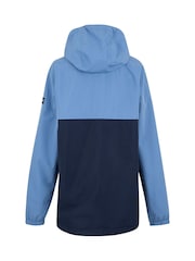 Regatta Blue Mens Tayan Over The Head Waterproof Jacket - Image 8 of 9