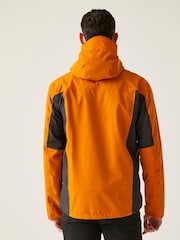 Regatta Orange Mens Birchdale II Waterproof Jacket - Image 2 of 9