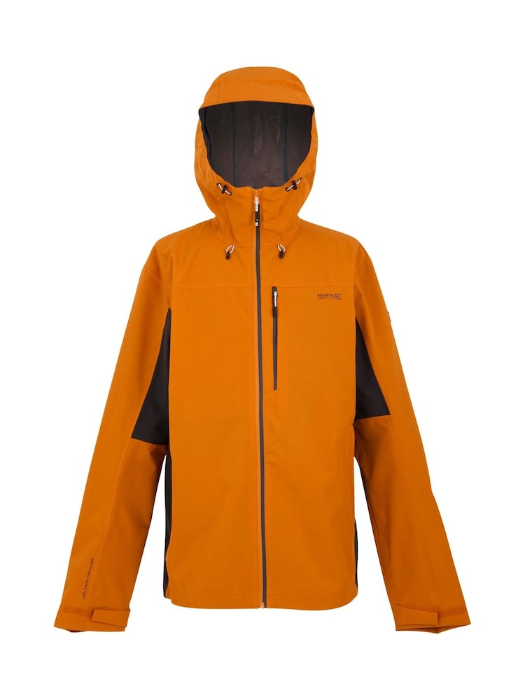 Regatta Orange Mens Birchdale II Waterproof Jacket - Image 7 of 9