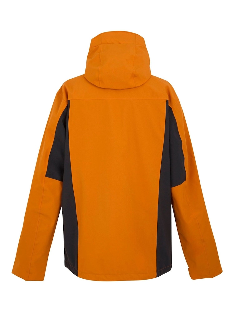 Regatta Orange Mens Birchdale II Waterproof Jacket - Image 8 of 9