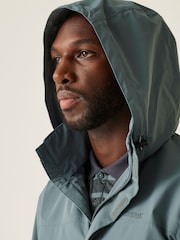Regatta Grey Mens Matt Waterproof Jacket - Image 6 of 9