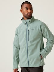 Regatta Green Mens Arana Softshell Jacket - Image 1 of 7