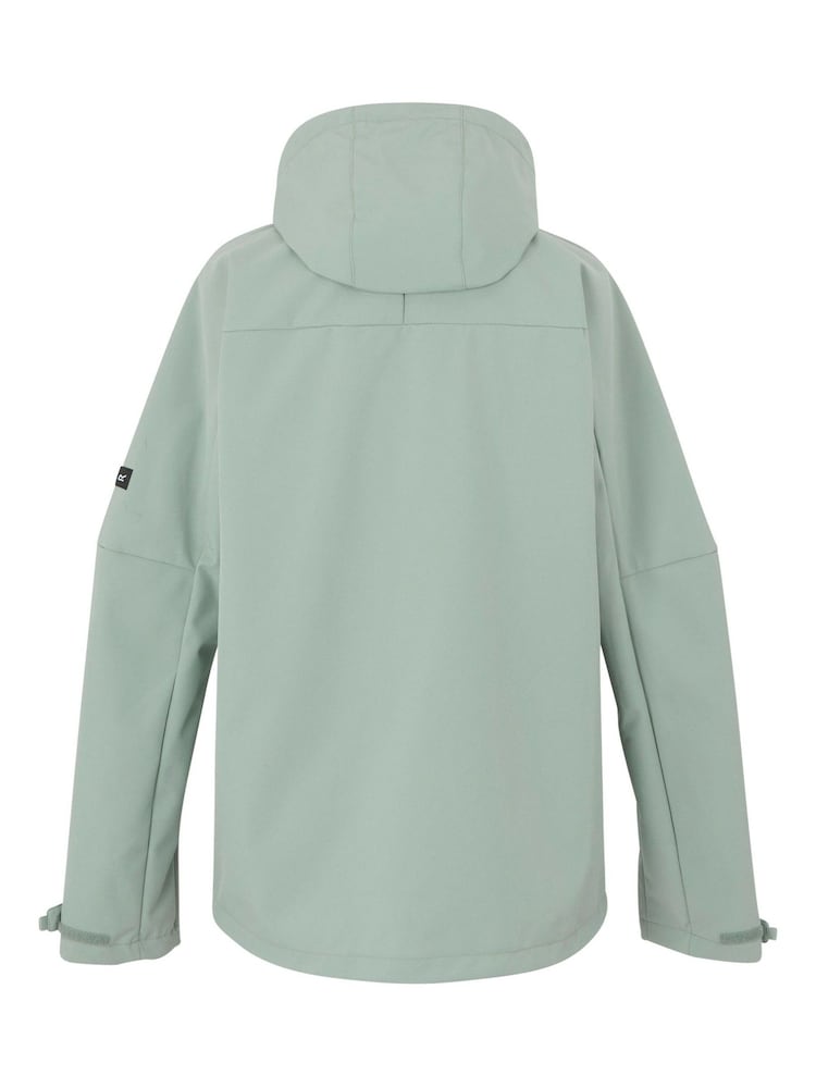 Regatta Green Mens Arana Softshell Jacket - Image 6 of 7