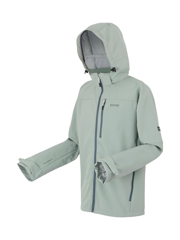 Regatta Green Mens Arana Softshell Jacket - Image 7 of 7