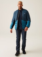 Regatta Blue Mens Leedre Hybrid Padded Jacket - Image 3 of 6