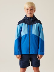 Regatta Blue Kids Highton VI Waterproof Jacket - Image 1 of 7