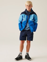 Regatta Blue Kids Highton VI Waterproof Jacket - Image 3 of 7