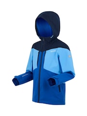 Regatta Blue Kids Highton VI Waterproof Jacket - Image 7 of 7