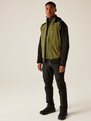 Regatta Green Mens Sacramento X 2-in-1 Waterproof Jacket - Image 3 of 11