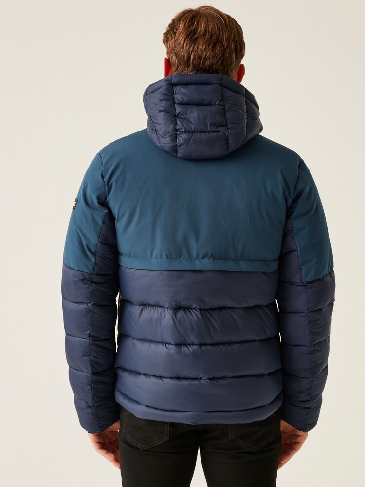Regatta Blue Mens Laurade Waterproof Padded Jacket - Image 2 of 8