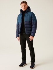 Regatta Blue Mens Laurade Waterproof Padded Jacket - Image 3 of 8