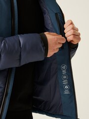 Regatta Blue Mens Laurade Waterproof Padded Jacket - Image 4 of 8