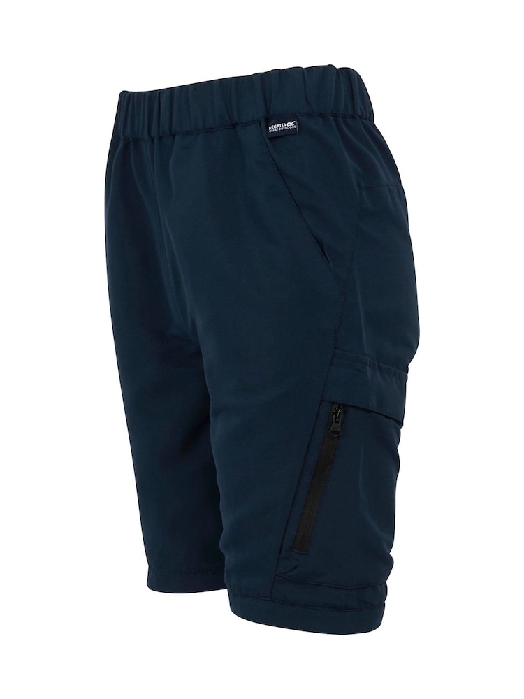 Regatta Blue Kids Sorcer Zip Off Trousers III - Image 11 of 11