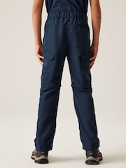 Regatta Blue Kids Sorcer Zip Off Trousers III - Image 3 of 11