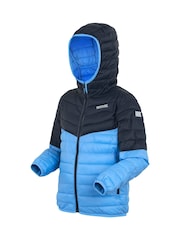 Regatta Sky Blue Kids Hooded Hillpack III Padded Jacket - Image 7 of 7
