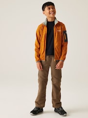 Naranja - Regatta Kids Newhill Fleece - Imagen 3 de 7