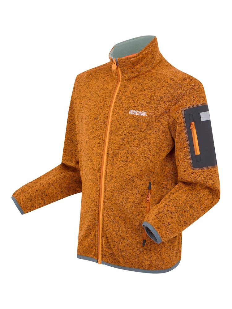 Naranja - Forro polar Newhill para niños de Regatta - Imagen 7 de 7