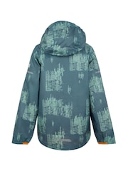 Regatta Grey Kids Lever II Waterproof Packaway Jacket - Image 2 of 3