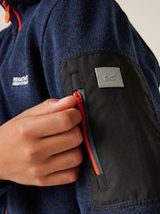 Azul - Regatta Kids Newhill Fleece - Imagen 4 de 7