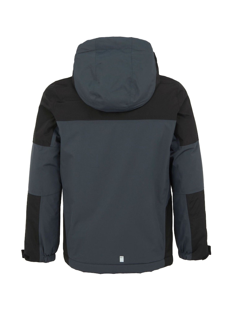 Regatta Grey Kids Beamz IV Waterproof Jacket - Image 6 of 6