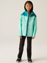 Regatta Light Blue Kids Highton VI Waterproof Jacket - Image 3 of 7