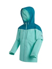 Regatta Light Blue Kids Highton VI Waterproof Jacket - Image 6 of 7