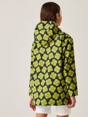 Regatta Blue Girls Orla Kiely Swing Waterproof Jacket - Image 2 of 7