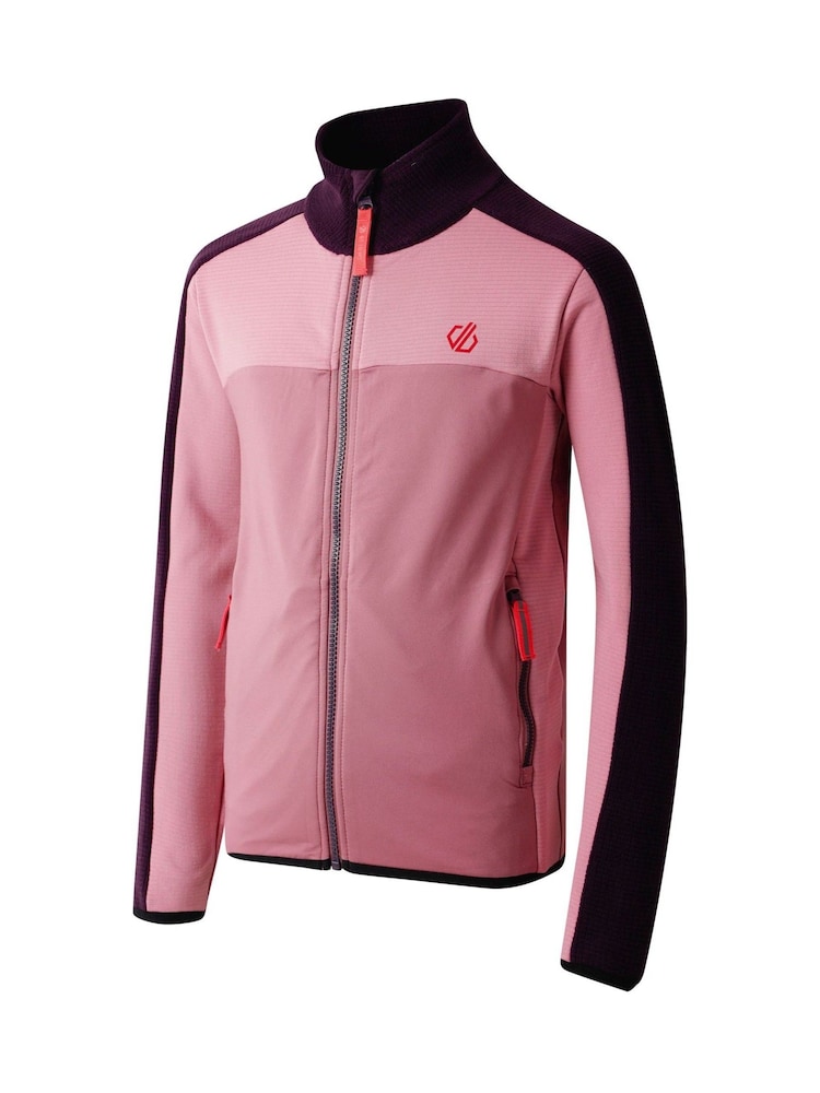 Dare 2b Kids Purple Emergent IV Core Stretch Midlayer Fleece - Image 6 of 6