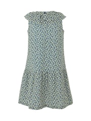 Regatta Blue Girls 100% Cotton Orla Kiely Playsuit - Image 6 of 7