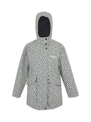 Regatta Black Girls Orla Kiely Swing Waterproof Jacket - Image 5 of 7