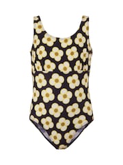 Regatta Black Orla Kiely Girls Swimsuit - Image 5 of 7