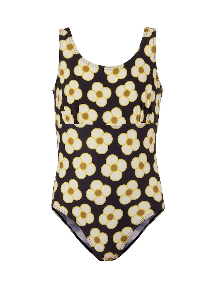 Regatta Black Orla Kiely Girls Swimsuit - Image 5 of 7
