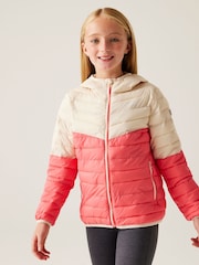Regatta Pink Kids Hooded Hillpack III Padded Jacket - Image 1 of 7