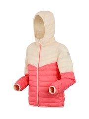 Regatta Pink Kids Hooded Hillpack III Padded Jacket - Image 7 of 7
