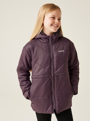 Regatta Purple Kids Junior Rurie Quilted Jacket - Image 1 of 6