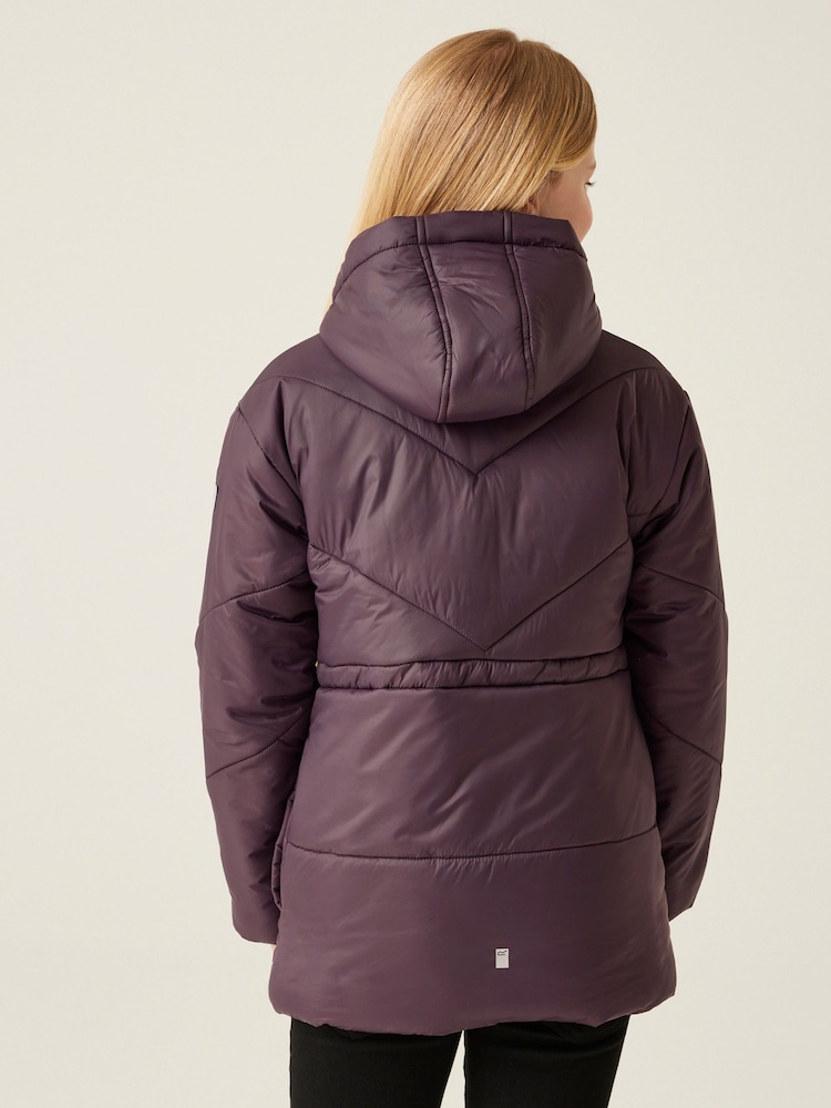 Regatta Purple Kids Junior Rurie Quilted Jacket - Image 2 of 6