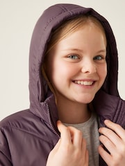 Regatta Purple Kids Junior Rurie Quilted Jacket - Image 4 of 6