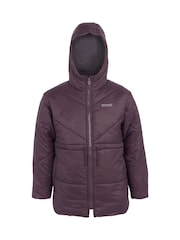 Regatta Purple Kids Junior Rurie Quilted Jacket - Image 5 of 6