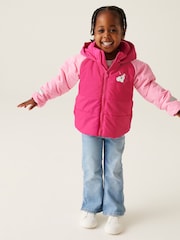 Regatta Pink Kids Animal Baffle Jacket - Image 3 of 7
