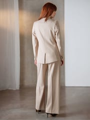 Seraphine Maternity Natural Wide Leg Trousers - Image 4 of 4