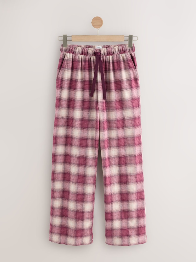 Red Check Cosy Pyjama Bottoms 2 Pack - Image 2 of 5 Red Check Cosy Pyjama Bottoms 2 Pack - Image 2 of 5
