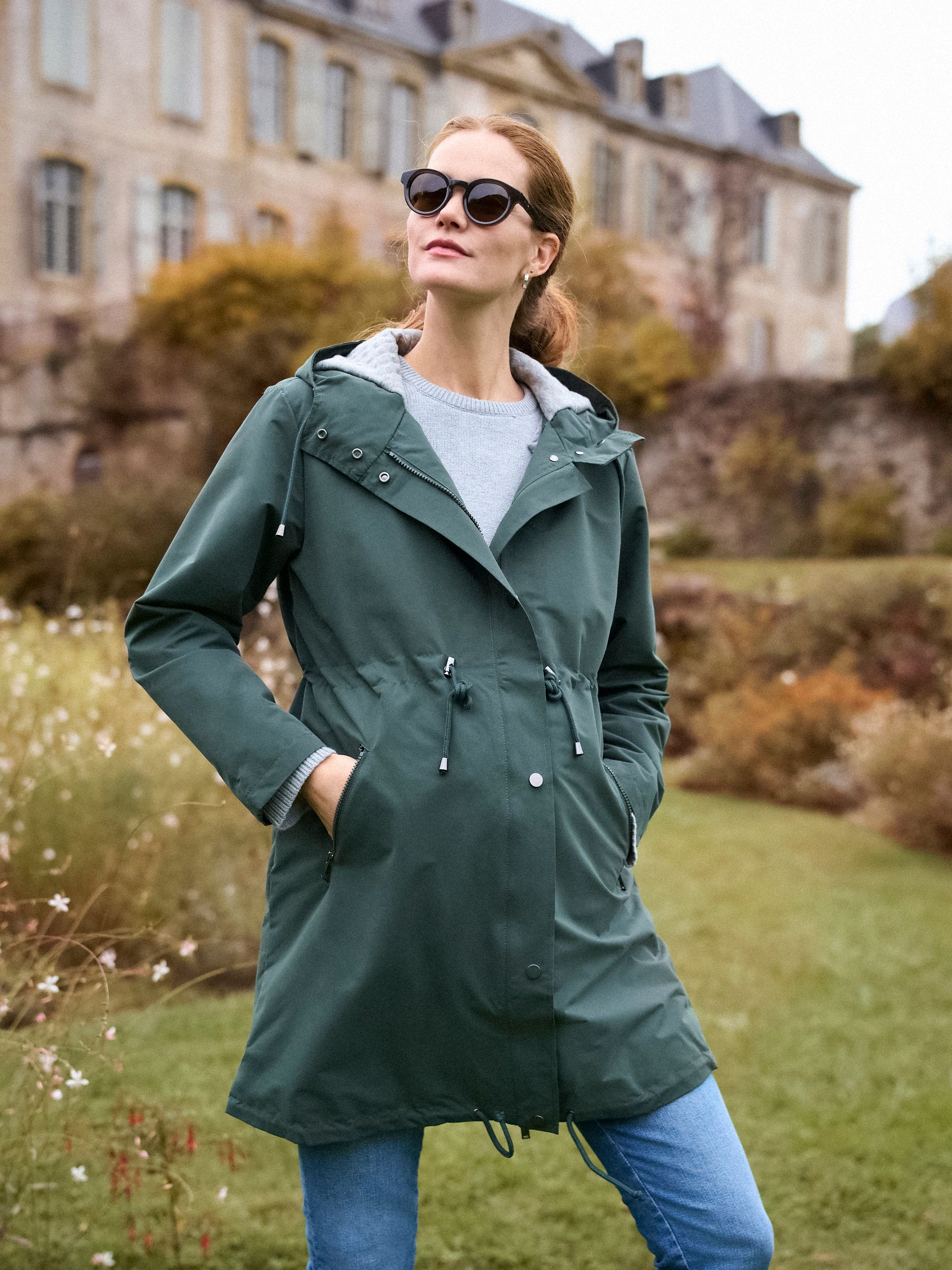 Buy Seraphine Green 3 in 1 Showerproof Maternity & Babywearing