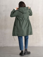 Seraphine Maternity Green Lightweight Parka - Image 5 of 8