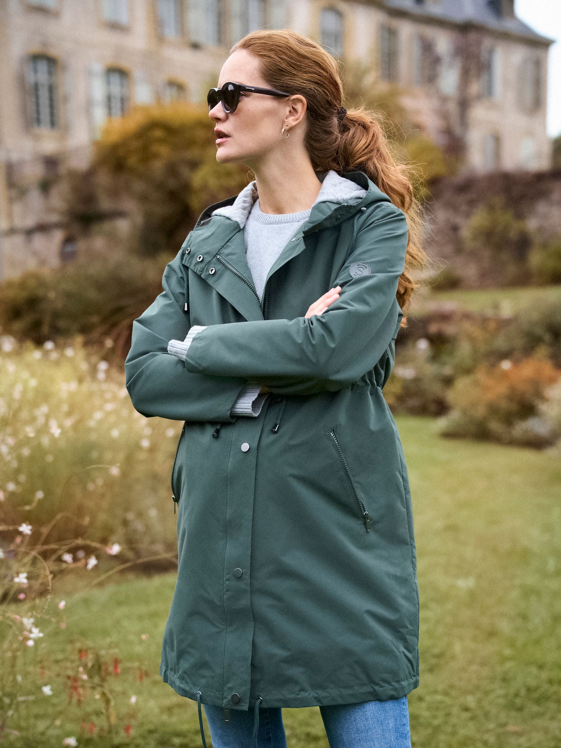 Buy Seraphine Green 3 in 1 Showerproof Maternity & Babywearing