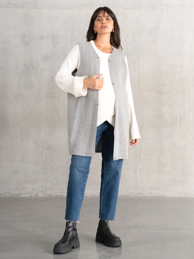 Seraphine Maternity Green Lightweight Parka - Image 8 of 8