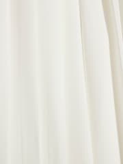 River Island White Girls 100% Cotton Sleeveless Jacket &Trouser Set - Image 5 of 5