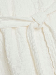 River Island White Girls Textured Tunic Top Set - Image 4 of 5