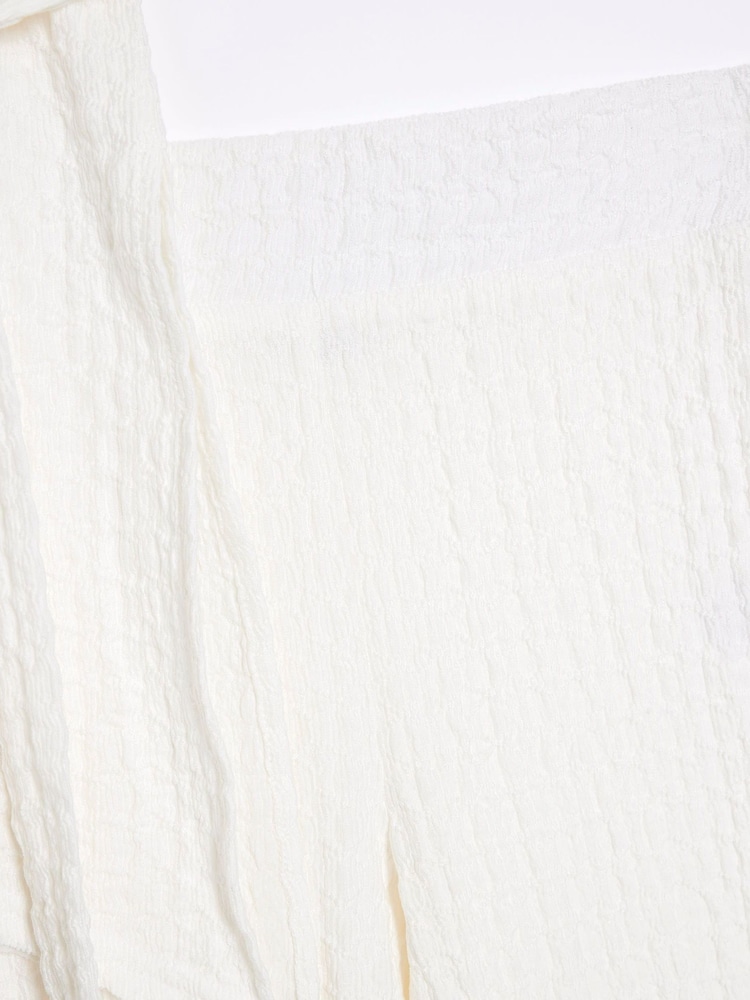 River Island White Girls Textured Tunic Top Set - Image 5 of 5 River Island White Girls Textured Tunic Top Set - Image 5 of 5