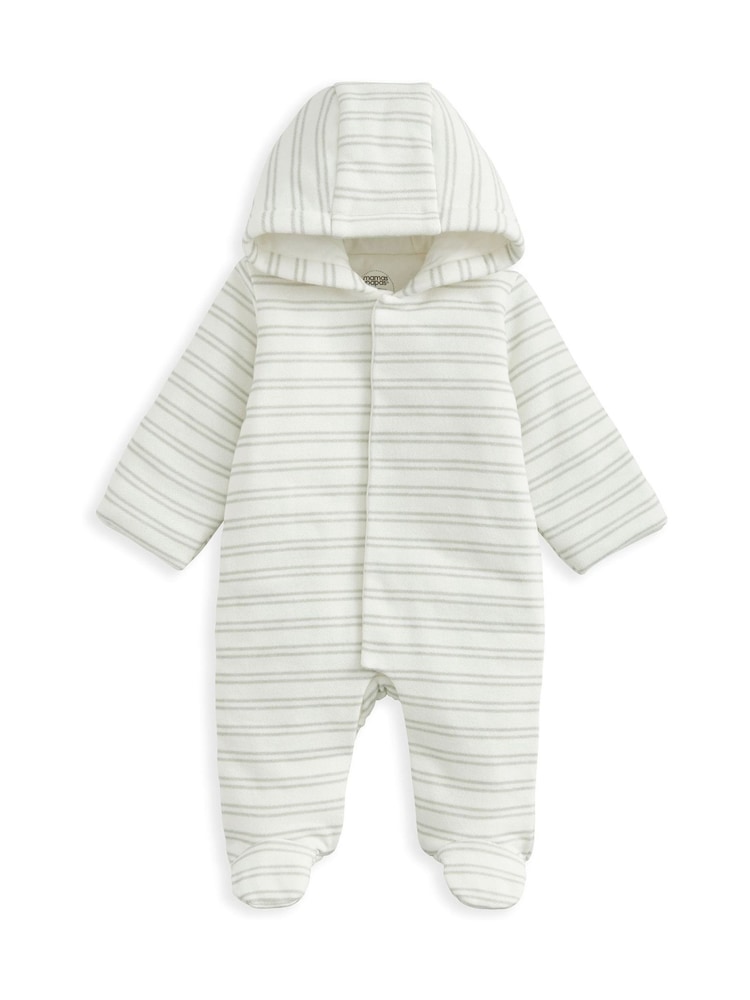 Mamas & Papas Blue Double Stripe Pramsuit - Image 2 of 2